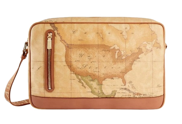 Alviero Martini Borsa a Tracolla Messenger Geo Classic BV G315 6000 Col 0010 Natural